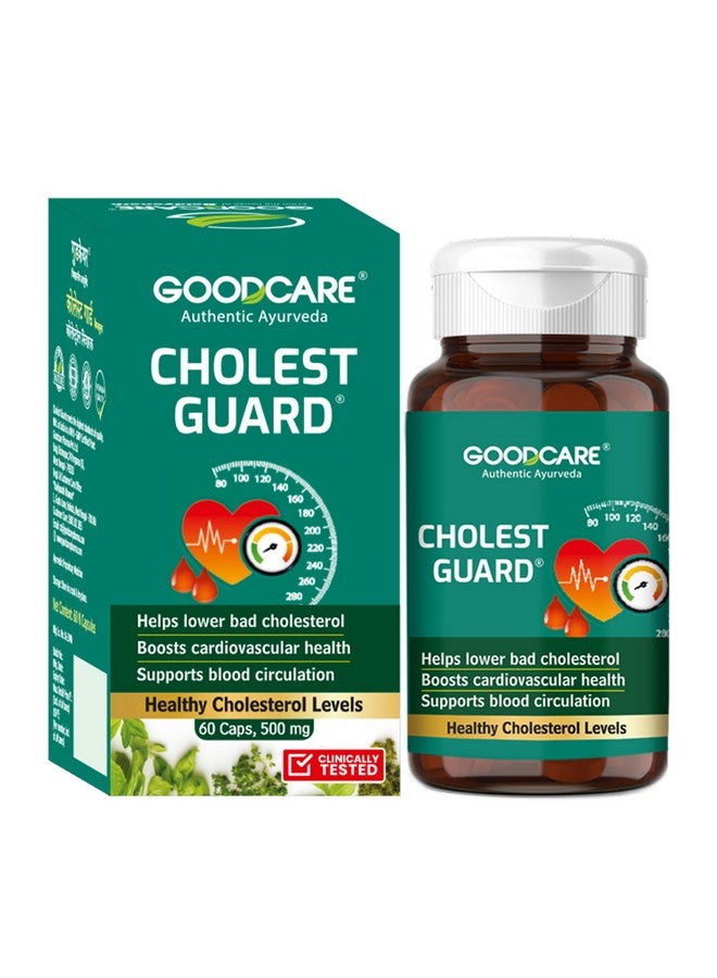 GOOD CARE Goodcare Cholest guard | Manages Cholesterol Level | Promotes Heart Health | Helps to Fight LDL | Maintain Bad Cholesterol| Clinically Tested - 60 Capsules - Image 1