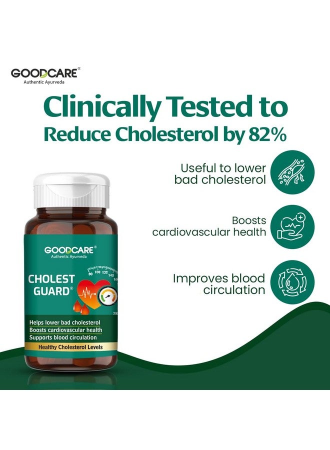 GOOD CARE Goodcare Cholest guard | Manages Cholesterol Level | Promotes Heart Health | Helps to Fight LDL | Maintain Bad Cholesterol| Clinically Tested - 60 Capsules - Image 5