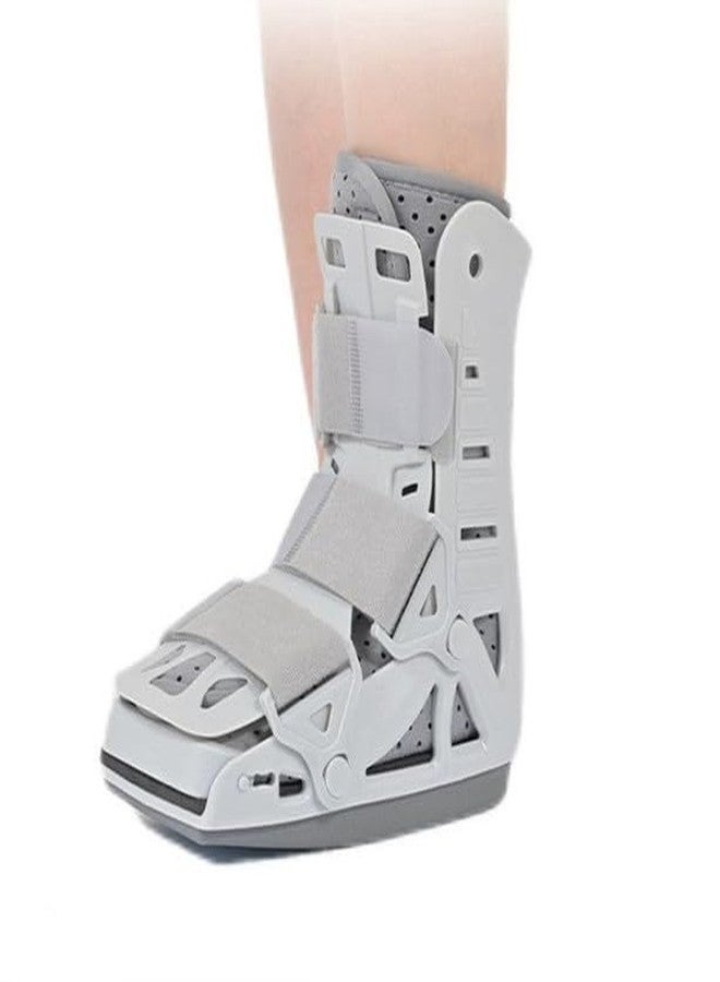 RousuCare Short Air Walker Boot, Lightweight Fracture Walking Boot with Adjustable Straps, Orthopedic Support Brace for Foot and Ankle Recovery (M:10.2in) - Image 3