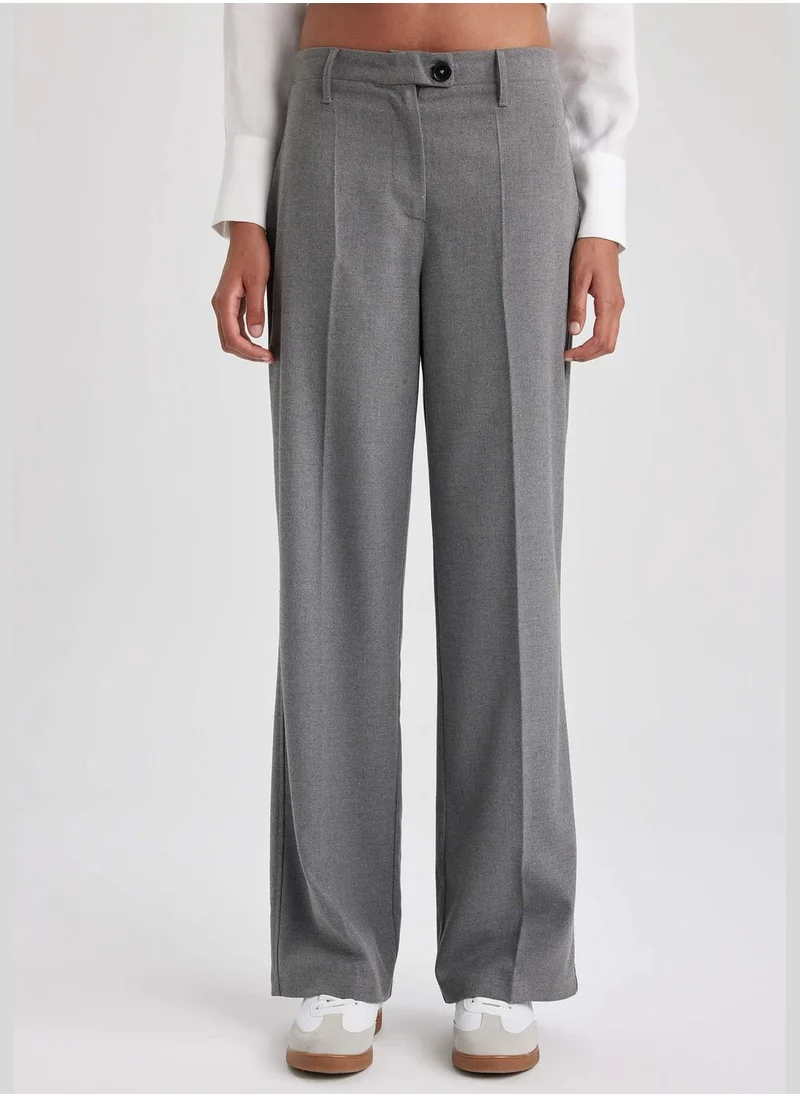 DeFacto Woman Wide Leg Woven Trousers