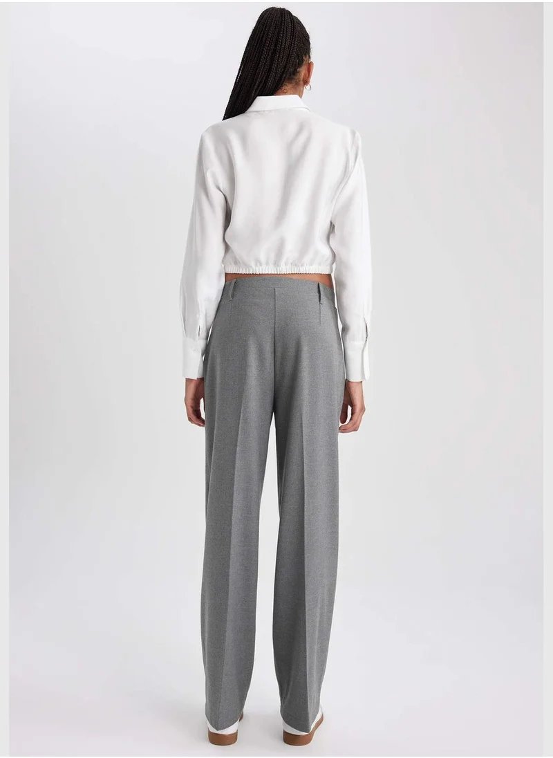 DeFacto Woman Wide Leg Woven Trousers