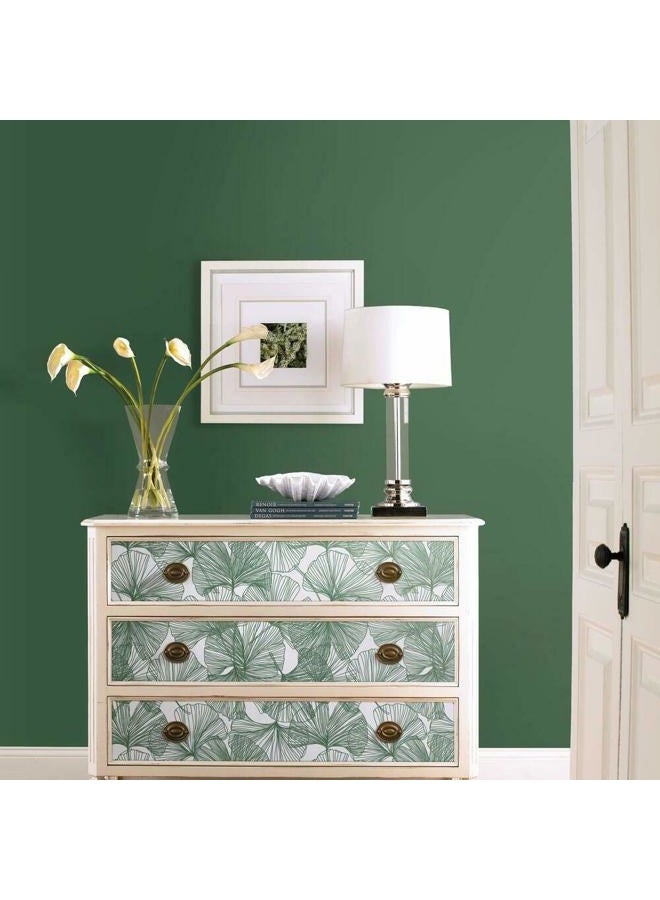 RoomMates RMK11603WP Green Gingko Leaves Peel and Stick Wallpaper, Roll - Image 4