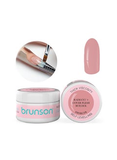 brunson Solid 3d Gel Self Levelling Sculpting Non-Sticky Hand For Nail Art Design 30 ml, BSRCFB 