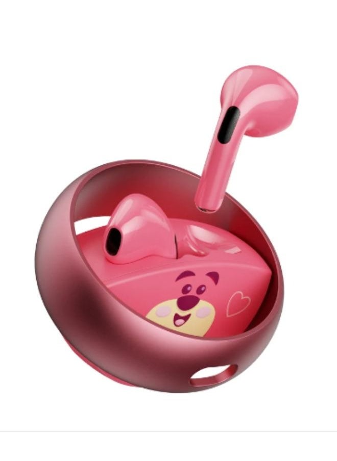 Disney - Disney QS-13 Bluetooth Earphones TWS Wireless Gaming Earphones Rotatable Metal Cavity Ring Headset HiFi Stereo Low Latency - Image 1