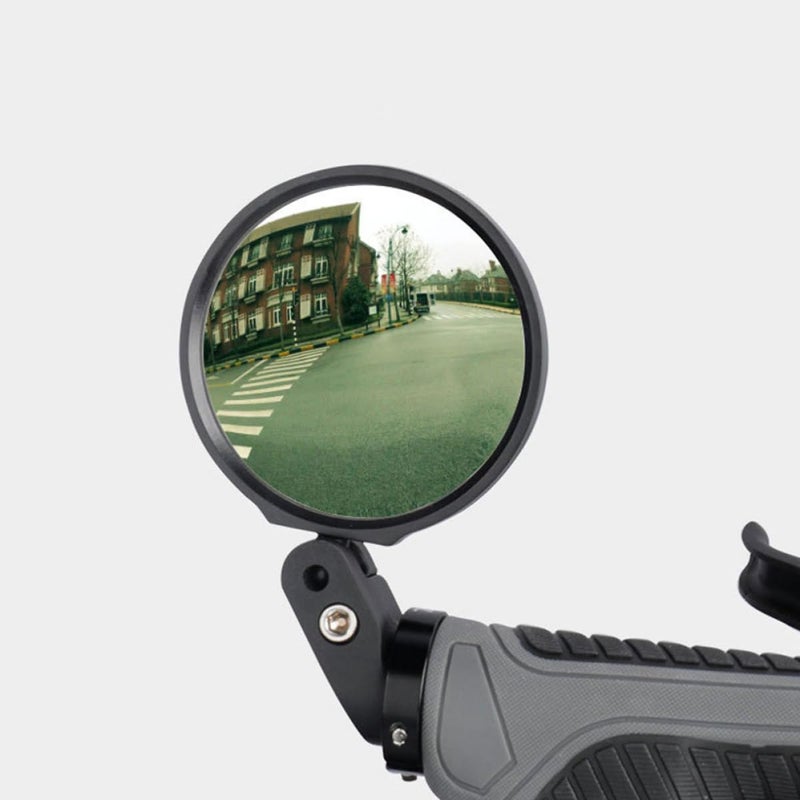 Adjustable Acrylic Bike Handlebar Mirror 16 22mm Bar End Safe Cycling Accessory - Image 5
