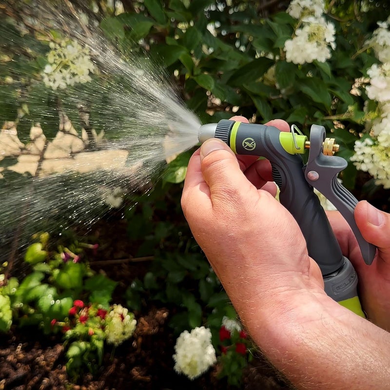 Flexzilla Metal Adjustable Pistol Grip Garden Hose Nozzle Sprayer with Durable Metal Construction & Variable Water Flow - Image 4