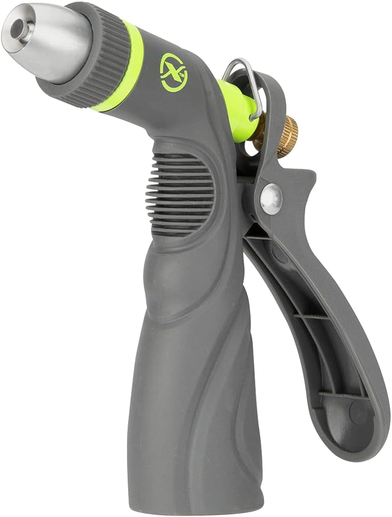 Flexzilla Metal Adjustable Pistol Grip Garden Hose Nozzle Sprayer with Durable Metal Construction & Variable Water Flow - Image 1