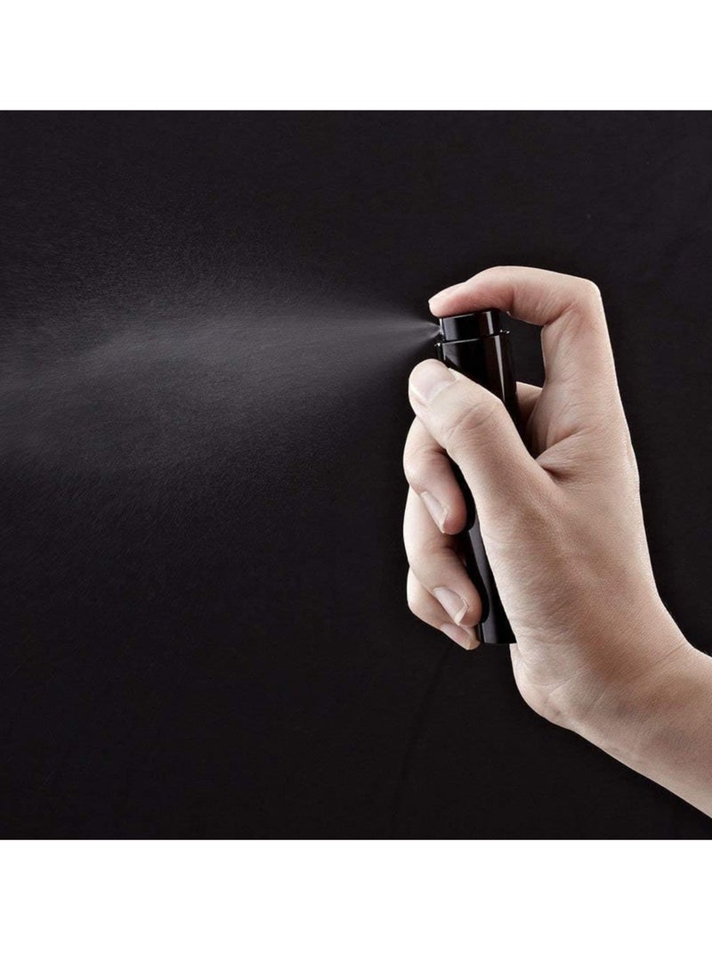 Tekson زجاجة عطر سفر تكسان 8 مل قابلة لإعادة التعبئة، زجاجة رذاذ كولونيا صغيرة فارغة، رذاذ بعد الحلاقة محمول لتوزيع السوائل (وردي وبنفسجي) - Image 3