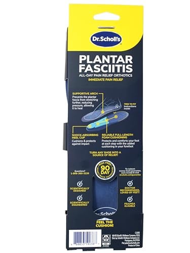 Dr. Scholl's Plantar Fasciitis Pain Relief Orthotics Clinically Proven Relief and Prevention of Plantar Fasciitis Pain for, Standart, Standard, Fit: Women's Size 6-10, Standard, 1 Pair (Pack of 12) - Image 4
