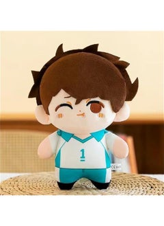 OCTOBER Oikawa Tooru Plush Figure Stuffed Doll, 20cm Cute Anime Soft Figure Hug Pillow Schoolbag Wallet Pendant Charm Home Sofa Decoration Xmas Gifts  - Image 2