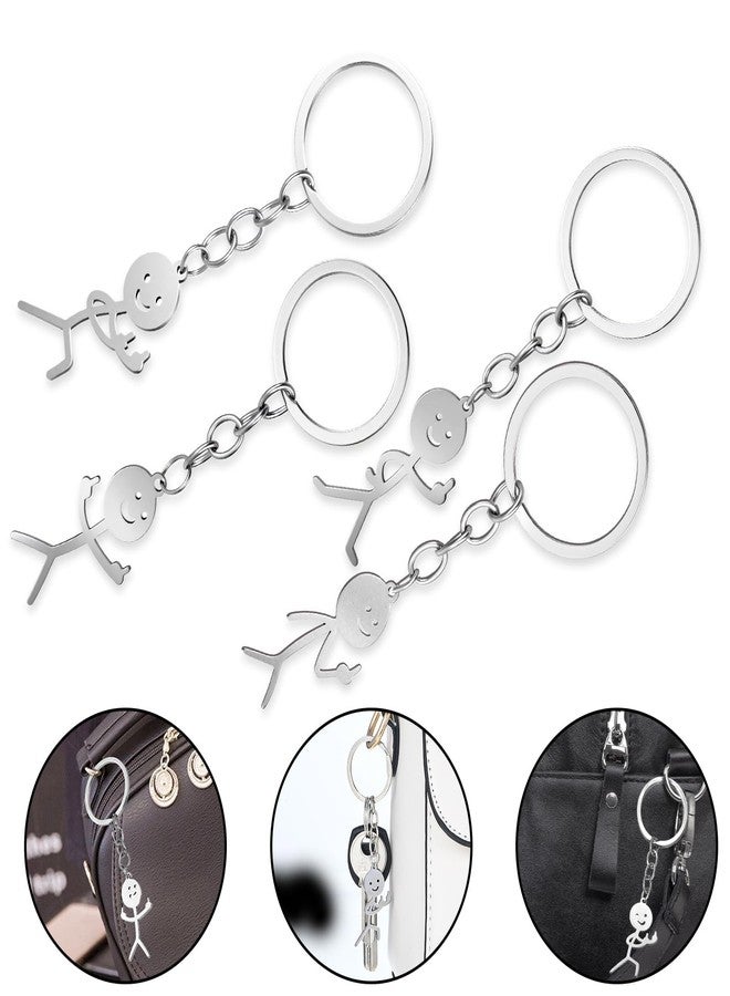 Pmeixcy 3Pcs Funny Keychain for Women,Middle Finger Keyring,Fun Keychains,Matching Keychains,Cool Gifts for Men - Image 2