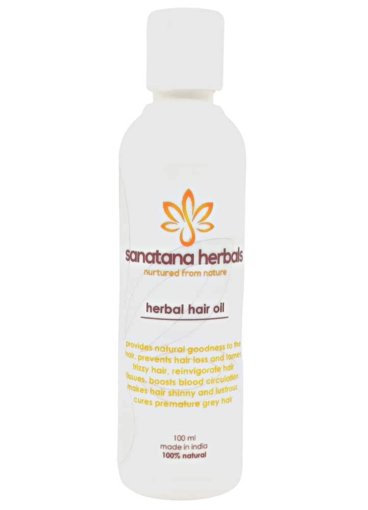 Sanatana herbals Herbal Hair Oil by Sanatana Herbals Pack of 1 100 ml  - Image 1