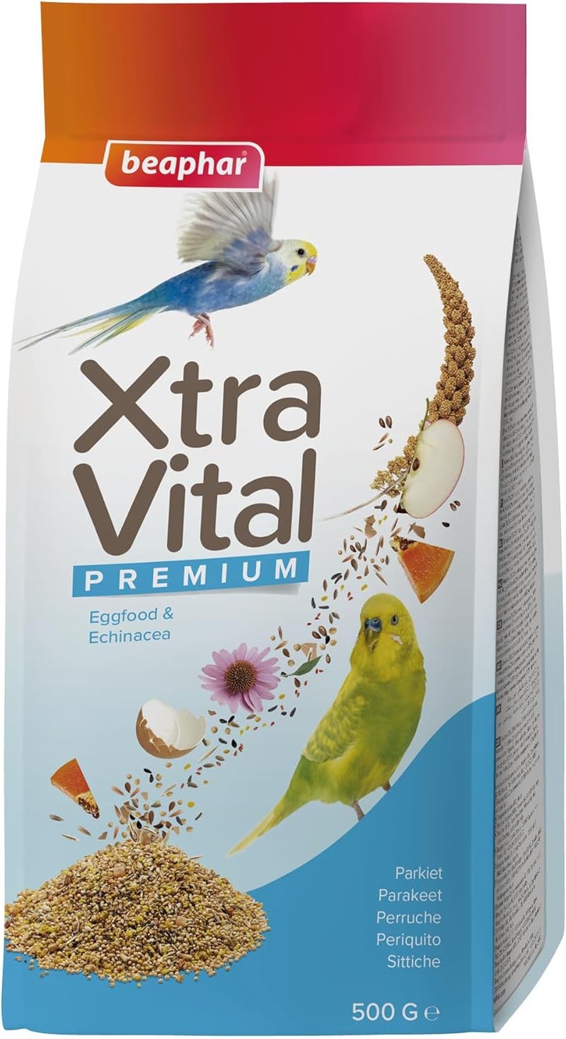Beaphar XtraVital Parakeet Food 500g - Image 1