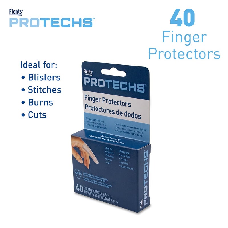 Flents AcuLife Finger Toes Cots Rubber Assorted Sizes SML 40 Count - Image 2