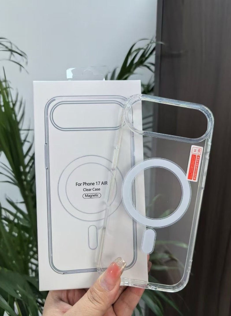 general Clear Magnetic Case Compatible with iPhone 17 Pro, Shockproof Transparent Cover with MagSafe - Clear - Image 2