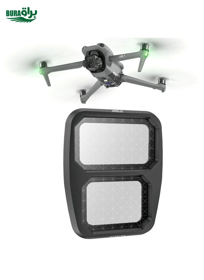 BURAQ For DJI Air 3 STARTRC Drone Lens Filter, Lens:Star  - Image 1