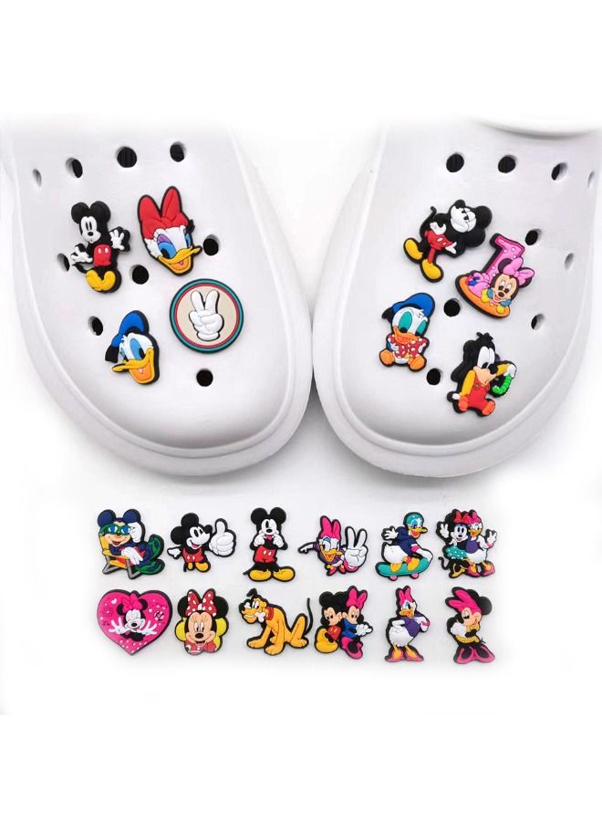 20-Piece Crocs Shoe Decoration Charms, Cartoon Series Charms Shoes Charm for Crocs Hole Hole Shoe, for Kids Boys Girls Men Women Party Favor - Image 2