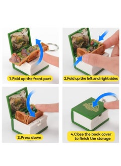 NIBEMINENT Pop Up 3D Mini Dinosaurs Keychain Toys, Anxiety Stress Relief Dino Hand Toys, Sensory Toys, Birthday Gifts Goody Bag Filler, Purse and Backpack Keychain Fidget Toys for for Kids  - Image 2