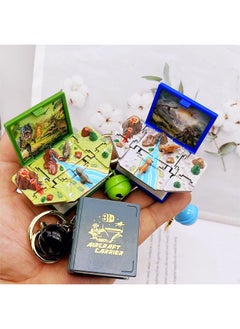 NIBEMINENT Pop Up 3D Mini Dinosaurs Keychain Toys, Anxiety Stress Relief Dino Hand Toys, Sensory Toys, Birthday Gifts Goody Bag Filler, Purse and Backpack Keychain Fidget Toys for for Kids  - Image 5