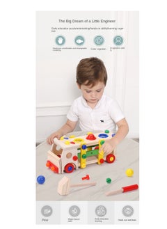 Generic Children disassemble building blocks knock ball disassemble screw toy car assemble and disassemble educational early education toys, suitable for 3-10 years old boys and girls birthday gifts  - Image 2