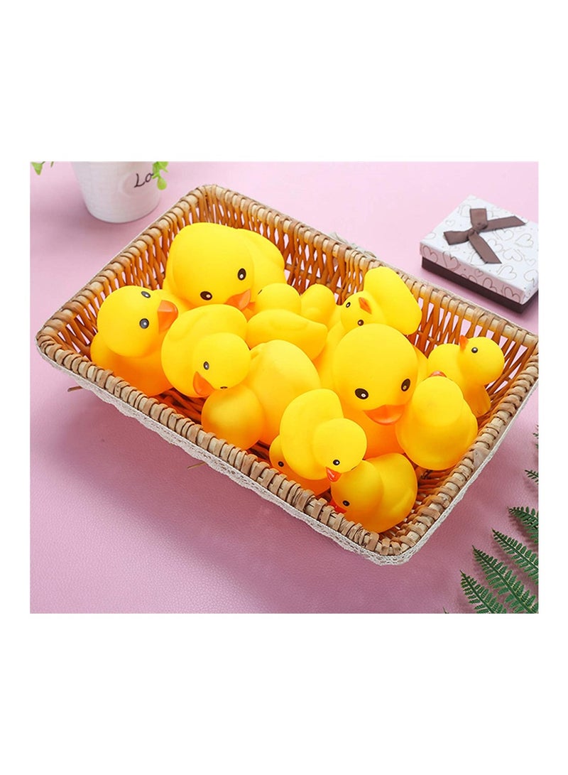50 Pack Mini Rubber Ducks - Ideal Bath Toys for Babies, Fun Party Favors & Colorful Decorations for Kids' Celebrations! - Image 3