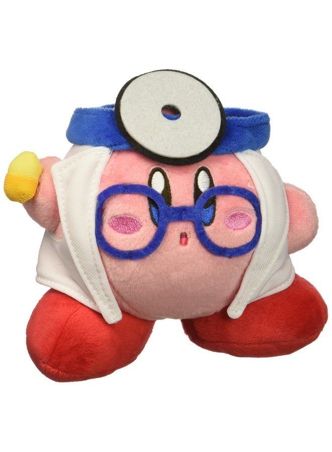 Little Buddy 1680 Kirby Adventure All Star Doctor Plush, 5""", Multi-Colored