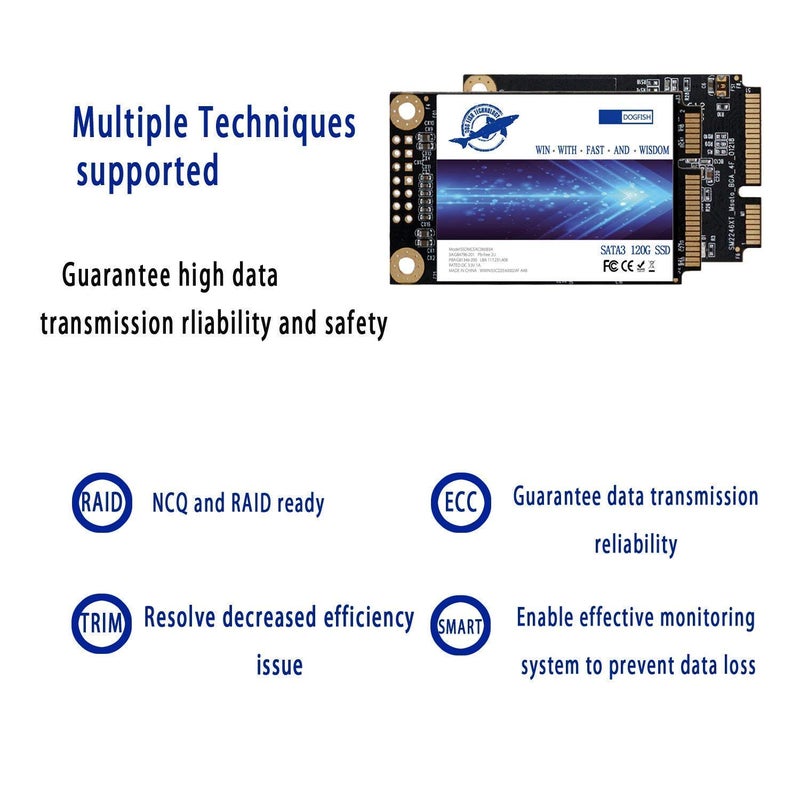 Dogfish SSD Msata 64GB Internal Solid State Drive Mini Sata Disk Drive High Performance Hard Drive for Desktop Laptop Notebook(MSATA, 64GB) - Image 5