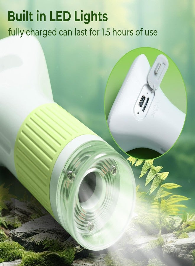 ام اند جي مجهر للأطفال، مجهر رقمي محمول باليد للأطفال M&G 1000X بشاشة 2.0 بوصة، مجهر صغير محمول للجيب، ألعاب تعليمية علمية للأعمار من 3 4 5 6 7 8 9 10 11 12 سنة للبنات والأولاد - أبيض وأخضر - Image 4