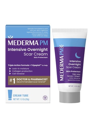 Mederma PM Intensive Overnight Scar Cream, Works with Skin's Nighttime Regenerative Activity, Clinically Shown to Make Scars Smaller and Less Visible, 1.0 Oz (28g) - pzsku/Z6D52B4ABF9211134FC01Z/45/1744442742/eee242a8-0dc3-4eea-96d1-fcaa68a7cd91