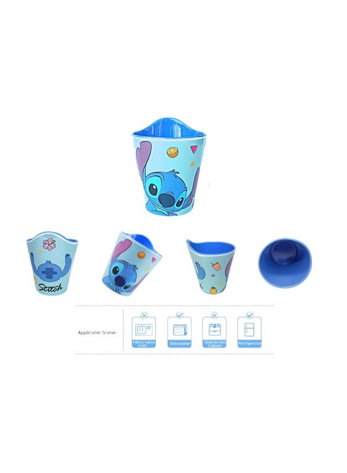Anti Fall Melamine Plastic Childrens Dining Bowl and Water Cup w/ 3D Assorted Cartoon Characters - Image 5