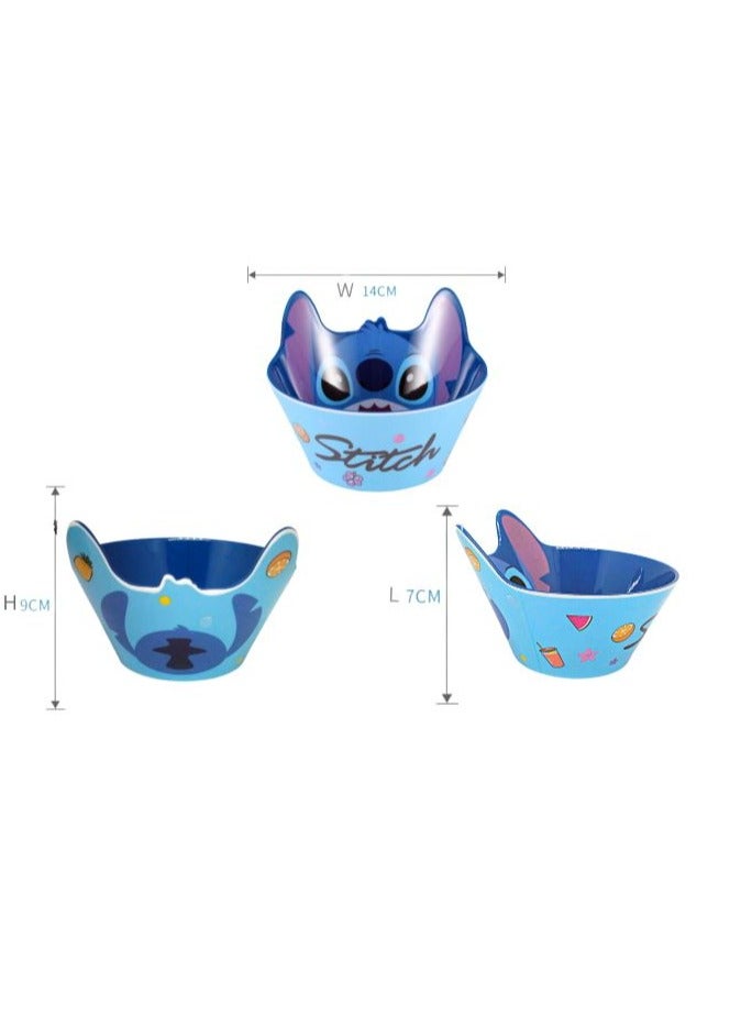 Anti Fall Melamine Plastic Childrens Dining Bowl and Water Cup w/ 3D Assorted Cartoon Characters - Image 4