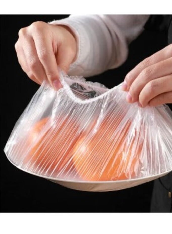 Popular 2 Food Storage Bags - Stretchable Flexible Covers - 2 Pack Of Clear Reusable Plastic Lids, Perfect For Keeping Leftovers And Storing Meals - Image 2