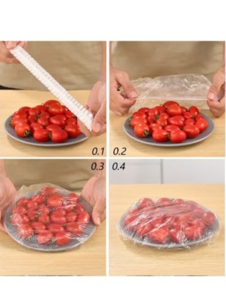 Popular 2 Food Storage Bags - Stretchable Flexible Covers - 2 Pack Of Clear Reusable Plastic Lids, Perfect For Keeping Leftovers And Storing Meals - Image 3