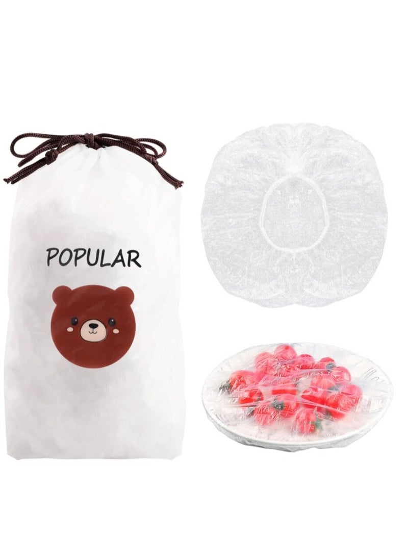 Popular 2 Food Storage Bags - Stretchable Flexible Covers - 2 Pack Of Clear Reusable Plastic Lids, Perfect For Keeping Leftovers And Storing Meals - Image 4