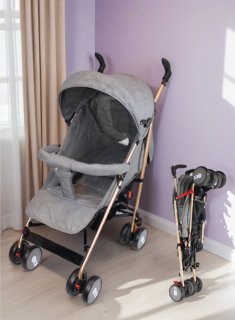 EASY FUTURE Foldable Ultra Lightweight Travel Stroller with Absorbent Reclining Seat Multi Position Foldable Storage Basket Adjustable Canopy Umbrella Foldable Design NO.1103 - Image 1