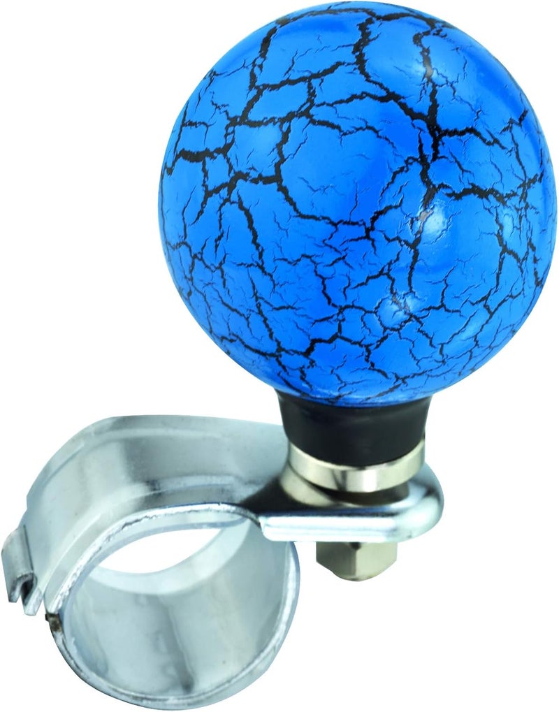 Lunsom Ball Steering Wheel Knob Marbling Round Suicide Spinner Turning Grip Helper Driving Power Aid Handle Control Car Booster - Image 1
