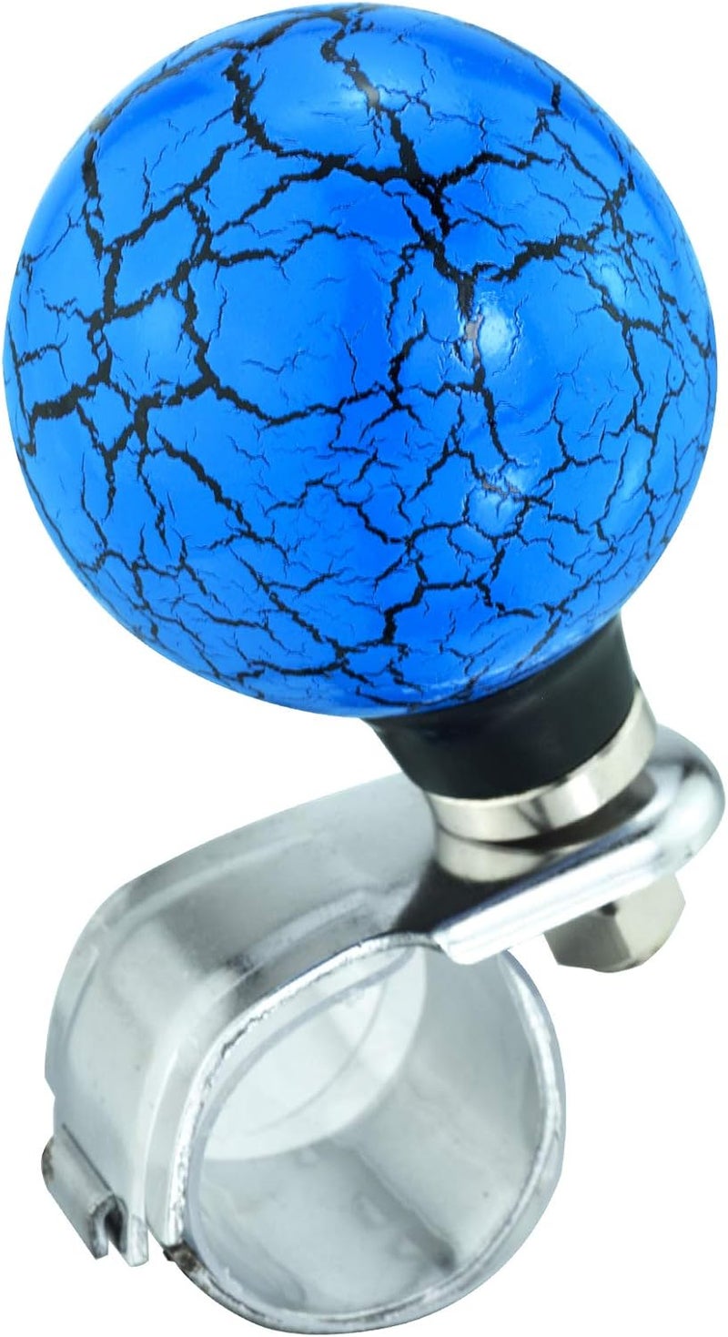 Lunsom Ball Steering Wheel Knob Marbling Round Suicide Spinner Turning Grip Helper Driving Power Aid Handle Control Car Booster - Image 4