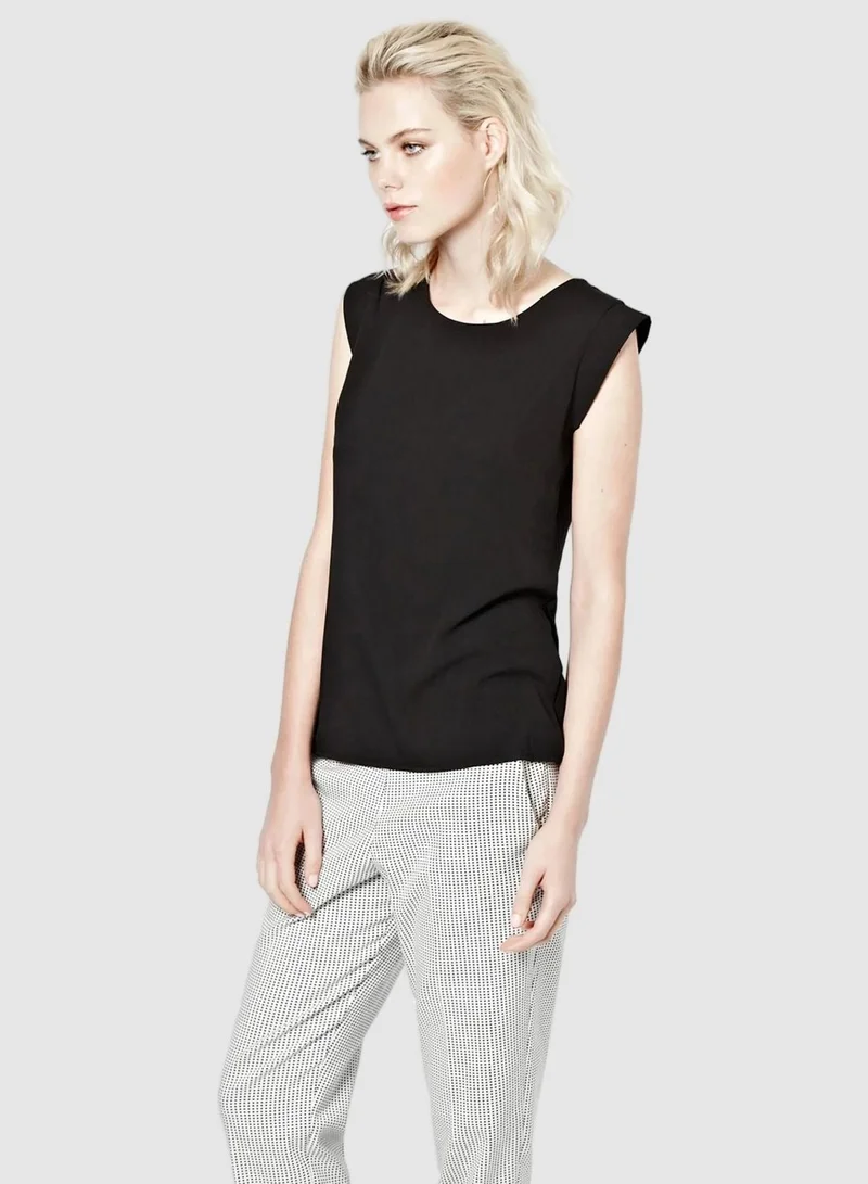 French Connection Polly Plains Cappedtee T-Shirt