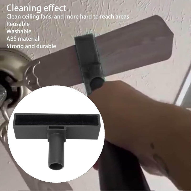 Washable Fan Duster for Ceiling Fan,Ceiling Fan Cleaner Duster,Ceiling Fan Cleaning Reusable Washable Brush Fan Blade Brush Fan Cleaning Tool for Home (02) - Image 2