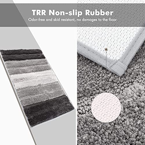 T Decore Door mats for Home Entrance Living Room | Anti Skid Doormats for Bathroom Entrance and Bedrooms | Main Door mats for Entrance (Gradient Grey, 20 x 32 Inch) - Image 5