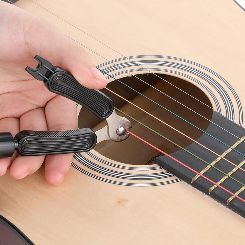 Scalebee Guitar String Winder Cutter Pin Puller - 3 In 1 Multifunctional Guitar Maintenance Tool/String Peg Winder + String Cutter + Pin Puller Instrument Accessories - Image 5