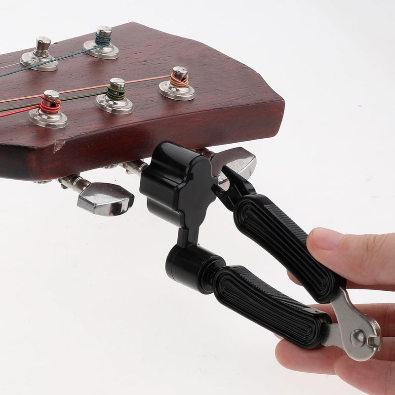 Scalebee Guitar String Winder Cutter Pin Puller - 3 In 1 Multifunctional Guitar Maintenance Tool/String Peg Winder + String Cutter + Pin Puller Instrument Accessories - Image 4