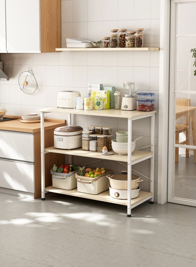 Harlan 3-Tier Coffee Corner Table, Minimalist Coffee Station Shelf, Kitchen Storage Rack, Console Table with Storage, Modern Versatile Utility Rack for Living Room, Hallway, Foyer, Entrance, Kitchen. - Image 3