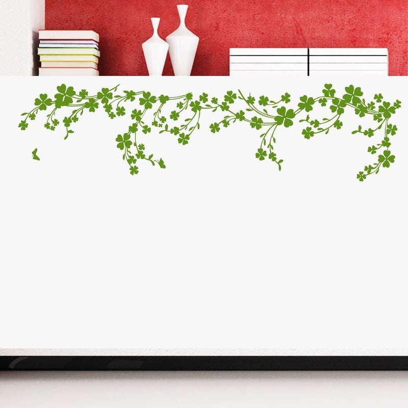 Wall Sticker Green levsWall Covering Area 121 cm x 31 cm