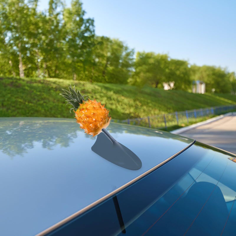 Pineapple Foam Car Antenna Topper Decorative Vehicle Roof Ornament Easy to Install Wear Resistant - Image 4