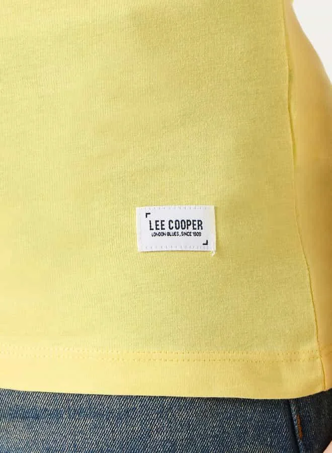 Lee Cooper Lee Cooper Printed T-shirt with Crew Neck and Short Sleeves