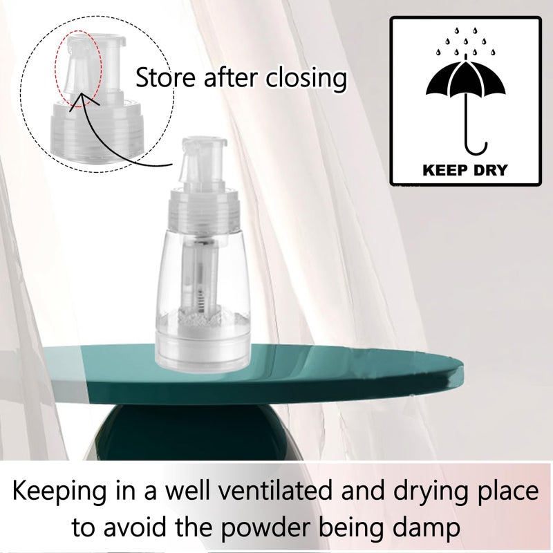 Aethland Powder Spray Bottle for Dry Shampoo, Talc and Powder Applying Bottle, Refillable Hair Fiber Applicator for Hair Salon, Cleaning, Plants, Misting & Skin Care (180ml) - Image 4