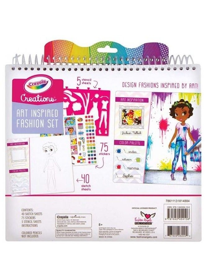 Crayola Art &Fashion Creations collection coloring set - Image 2