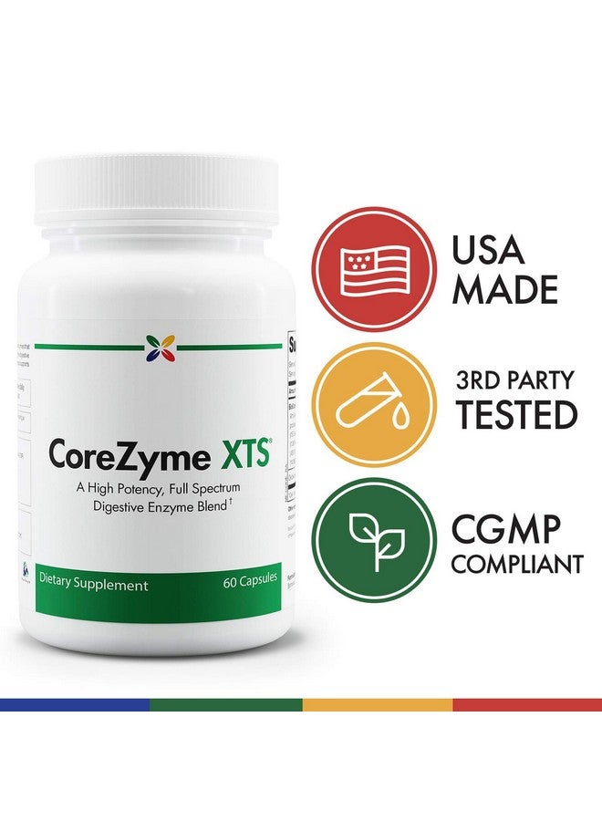 stop aging now Stop Aging Now - CoreZyme XTS - Full Spectrum Digestive Enzymes Blend - Immune Support, Healthy Digestion, Nausea, Bloating & Gas Relief - Lactase, Protease, Amylase, Ox Bile Extract - 60 Caps - Image 4
