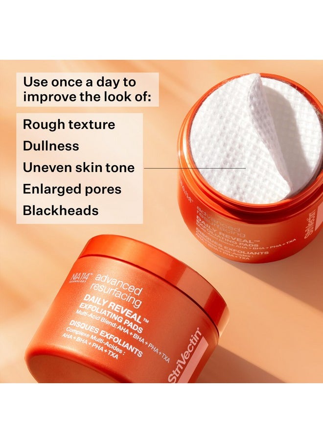 Strivectin StriVectin Advanced Resurfacing Daily Reveal Exfoliating Face Pads, Visibly Smooths & Brightens Skin, Reduces Blackheads 60 ct  - Image 2